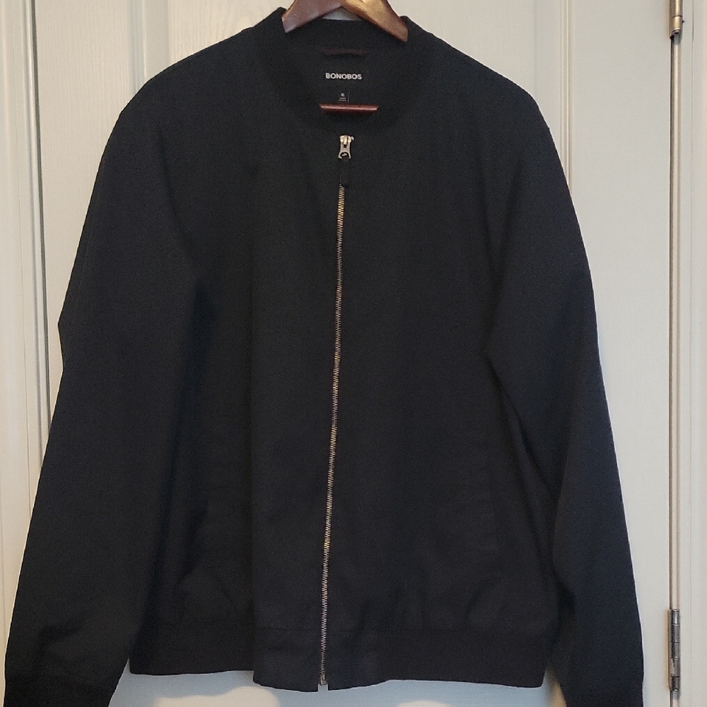 Bonobos Men's Dark Bomber Jacket
